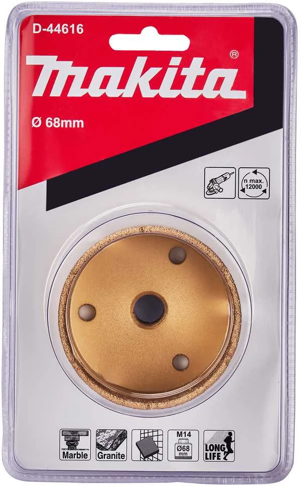 Makita Deimantinis grąžtas 68MM. (M14) D-44616