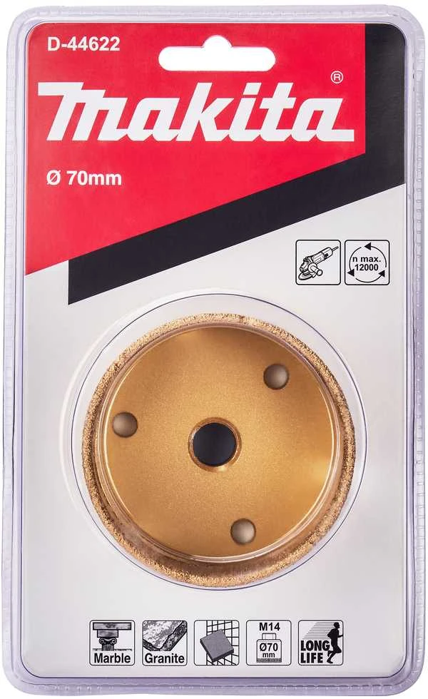 Makita Deimantinis grąžtas 70MM. (M14) D-44622