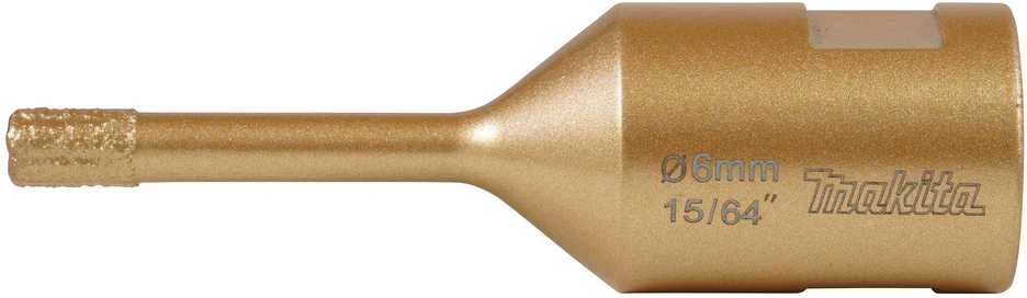Makita Deimantinis grąžtas sulituotas vakuuminiu būdu (M14), granitui, marmurui, plytelėms 6MM. D-79918