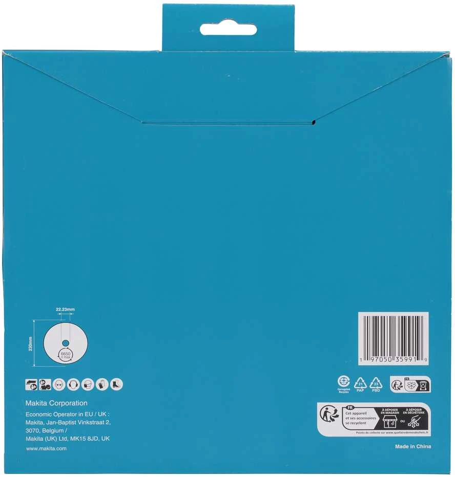 Makita Deimantinis pjovimo diskas, ø230 mm, skirtas keraminėms plytelėms pjauti D-80254
