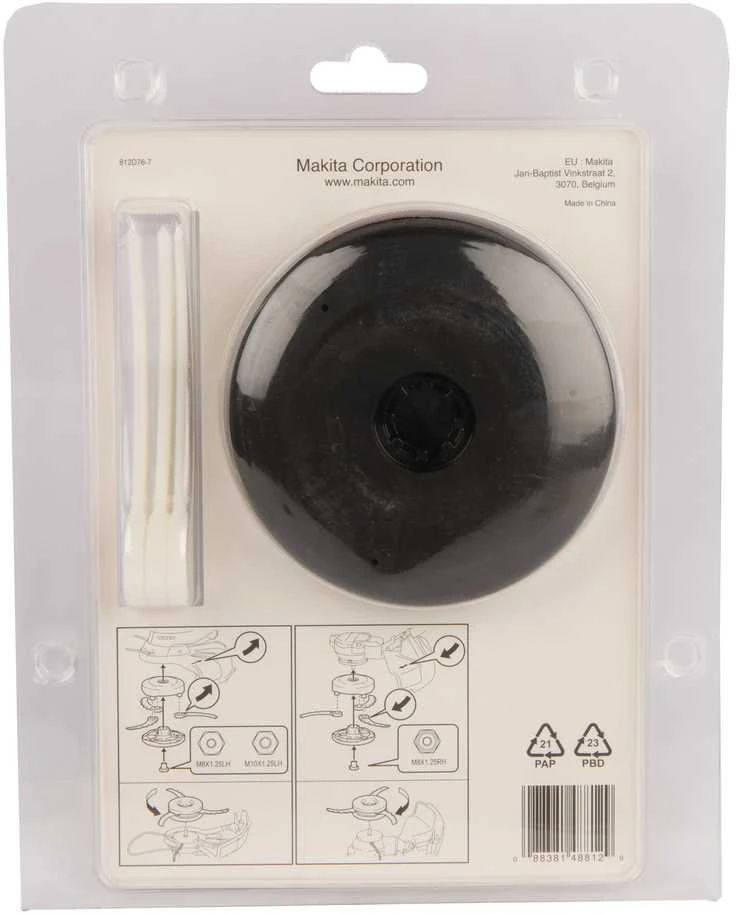 Makita Diskas žolei plastikiniais ašmenimis 198383-1