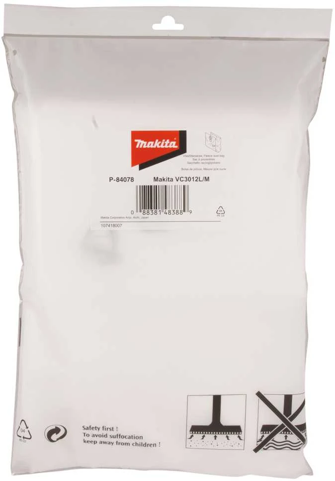 Makita Dulkių maišas popierinis (5Vnt.) VC2512L, VC3011L, VC3012 P-84078