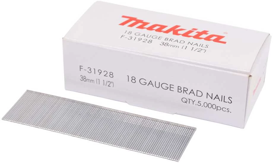 Makita Dykert smeigės 1,2x38mm, 18ga, 5000vnt F-31928 Dykert smeigės 1,2x38mm, 18ga, 5000vnt AF505, AF550H