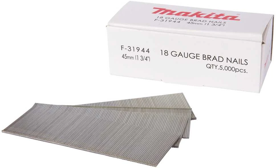 Makita Dykert smeigės 1,2x45mm, 18ga, 5000vnt F-31944 Dykert smeigės 1,2x45mm, 18ga, 5000vnt AF505, AF550H