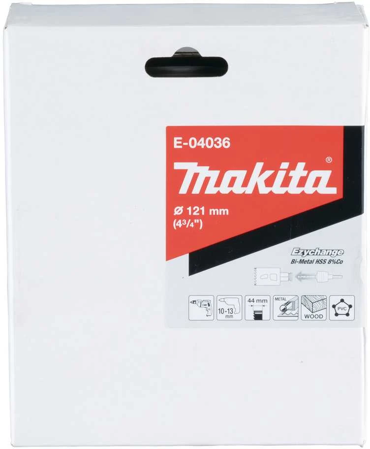Makita EZYCHANGE Bi-Metal gręžimo karūna 121mm E-04036 BiM • 121 mm • Ezychange