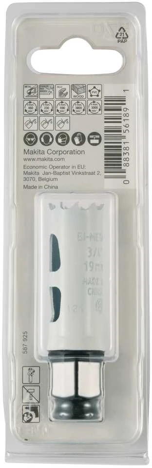 Makita EZYCHANGE Bi-Metal gręžimo karūna 19mm E-03654 BiM • 19 mm • Ezychange