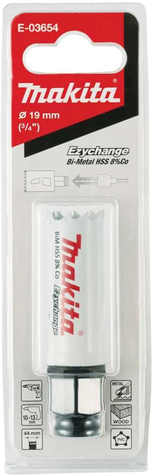 Makita EZYCHANGE Bi-Metal gręžimo karūna 19mm E-03654 BiM • 19 mm • Ezychange