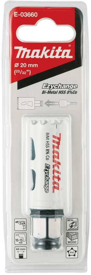 Makita EZYCHANGE Bi-Metal gręžimo karūna 20mm E-03660 BiM • 20 mm • Ezychange