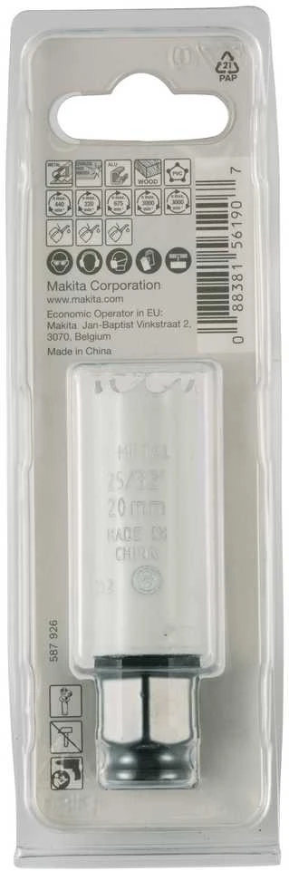 Makita EZYCHANGE Bi-Metal gręžimo karūna 20mm E-03660 BiM • 20 mm • Ezychange