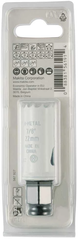 Makita EZYCHANGE Bi-Metal gręžimo karūna 22mm E-03676 BiM • 22 mm • Ezychange