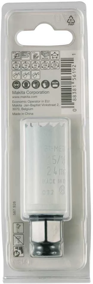 Makita EZYCHANGE Bi-Metal gręžimo karūna 24mm E-03682 BiM • 24 mm • Ezychange