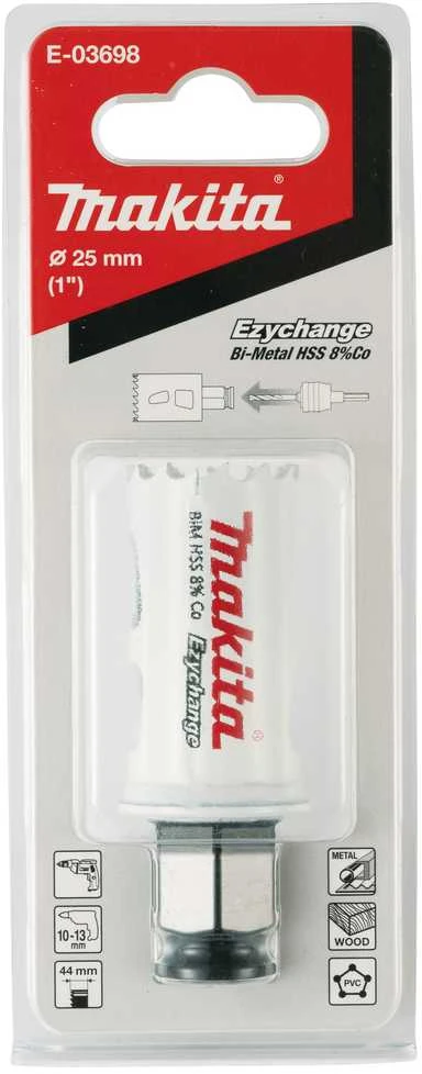 Makita EZYCHANGE Bi-Metal gręžimo karūna 25mm E-03698 BiM • 25 mm • Ezychange