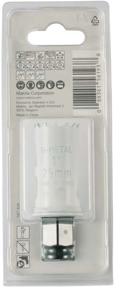 Makita EZYCHANGE Bi-Metal gręžimo karūna 25mm E-03698 BiM • 25 mm • Ezychange