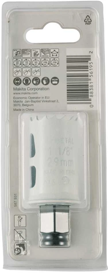 Makita EZYCHANGE Bi-Metal gręžimo karūna 29mm E-03713 BiM • 29 mm • Ezychange