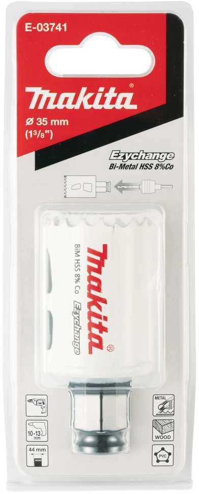 Makita EZYCHANGE Bi-Metal gręžimo karūna 35mm E-03741 BiM • 35 mm • Ezychange