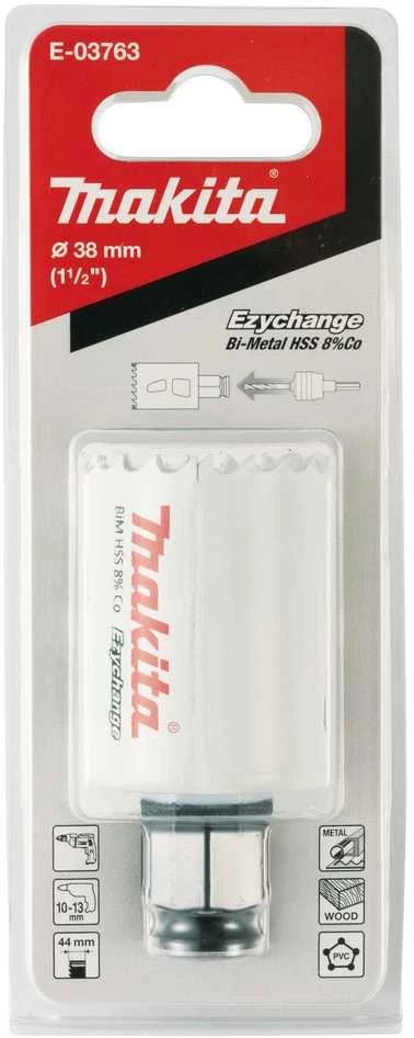 Makita EZYCHANGE Bi-Metal gręžimo karūna 38mm E-03763 BiM • 38 mm • Ezychange