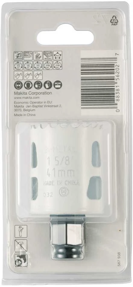 Makita EZYCHANGE Bi-Metal gręžimo karūna 41mm E-03785 BiM • 41 mm • Ezychange
