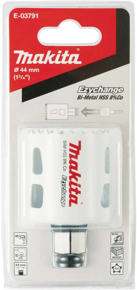 Makita EZYCHANGE Bi-Metal gręžimo karūna 44mm E-03791 BiM • 44 mm • Ezychange