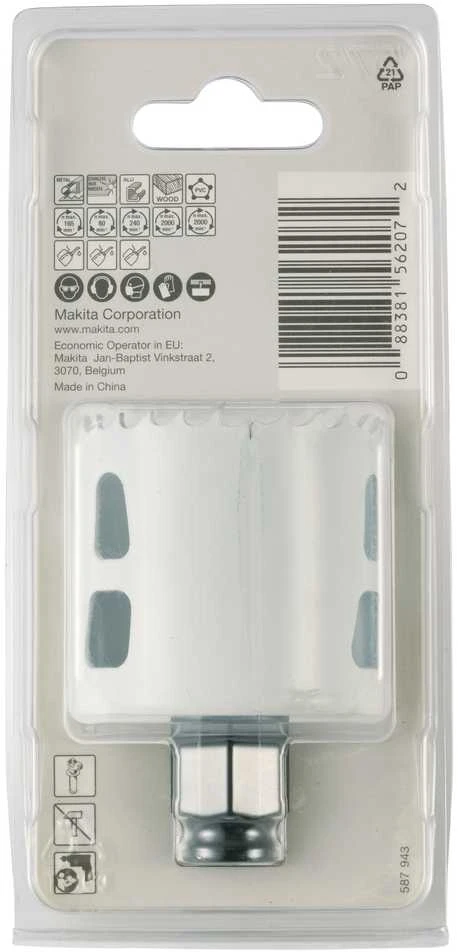 Makita EZYCHANGE Bi-Metal gręžimo karūna 52mm E-03838 BiM • 52 mm • Ezychange