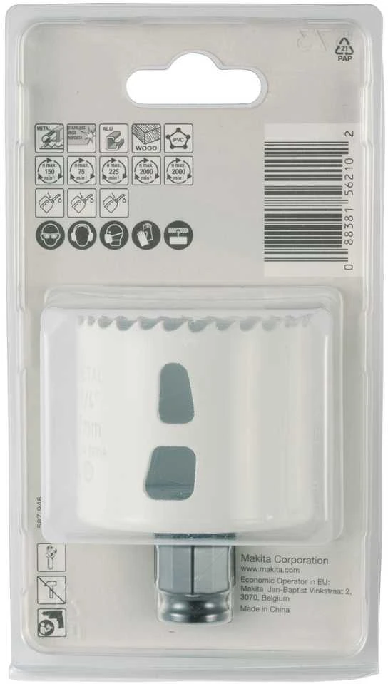Makita EZYCHANGE Bi-Metal gręžimo karūna 57mm E-03866 BiM • 57 mm • Ezychange