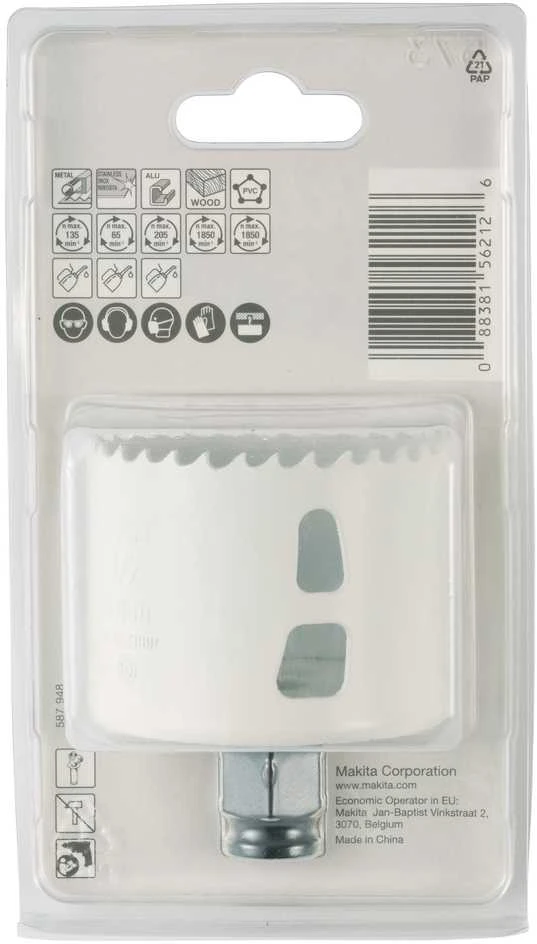 Makita EZYCHANGE Bi-Metal gręžimo karūna 64mm E-03888 BiM • 64 mm • Ezychange
