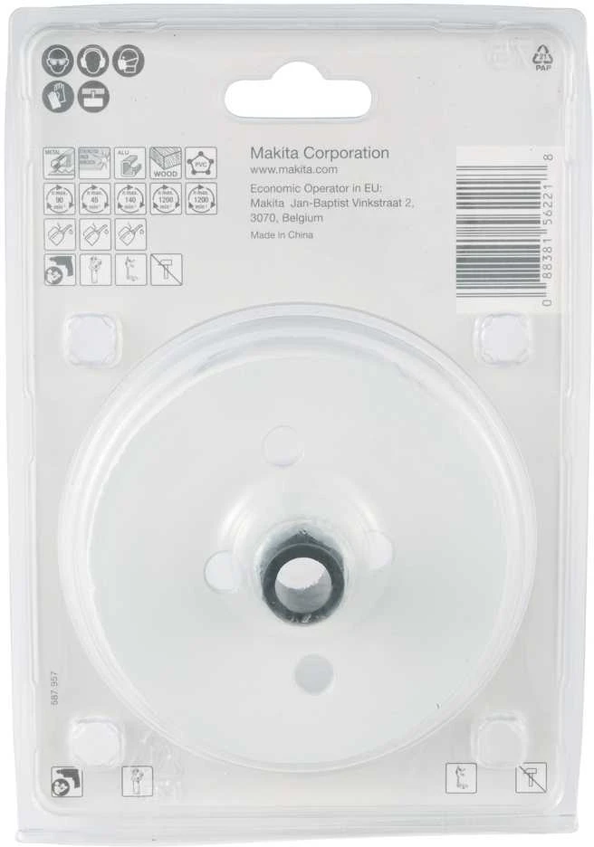 Makita EZYCHANGE Bi-Metal gręžimo karūna 92mm E-03975 BiM • 92 mm • Ezychange