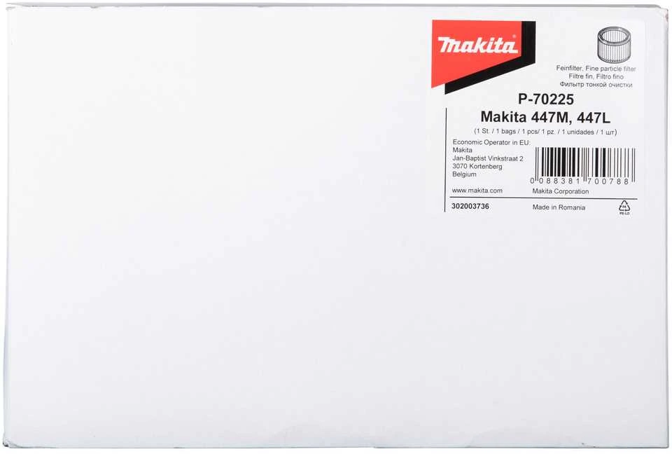 Makita Filtras (PET) 447L P-70225