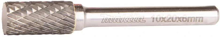 Makita Freza tiesiniam šlifuokliui, kotelis 6 mm, forma SA 10x20 mm B-52722 metalui, nerūd. plienui
