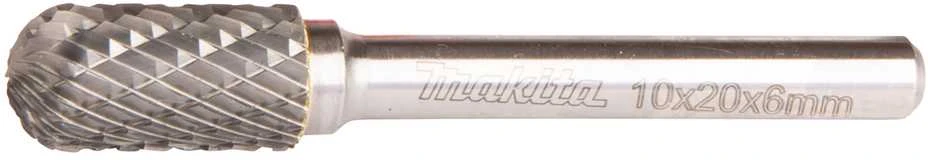 Makita Freza tiesiniam šlifuokliui, kotelis 6 mm, forma SA 10x20 mm B-52750 metalui, nerūd. plienui