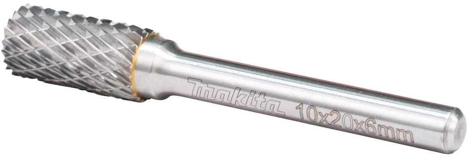 Makita Freza tiesiniam šlifuokliui, kotelis 6 mm, forma SA 10x20 mm B-52722 metalui, nerūd. plienui
