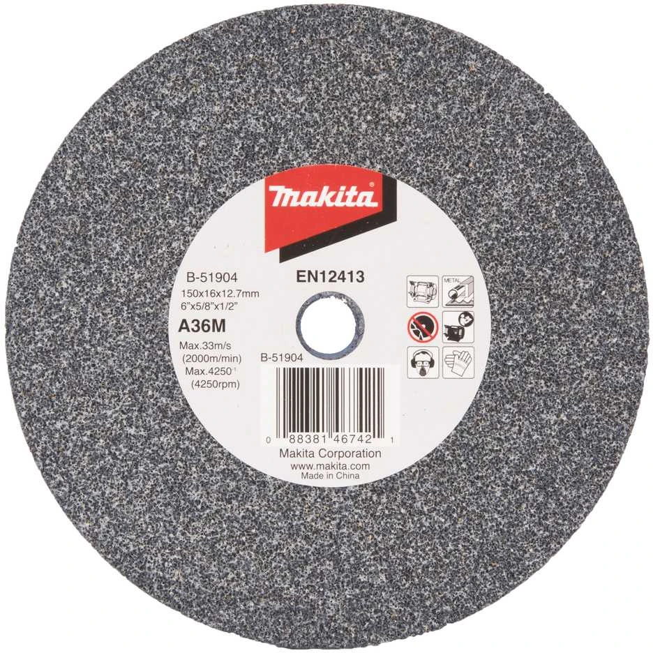 Makita B-51904 Galandimo diskas 150x16x12,7mm A36M