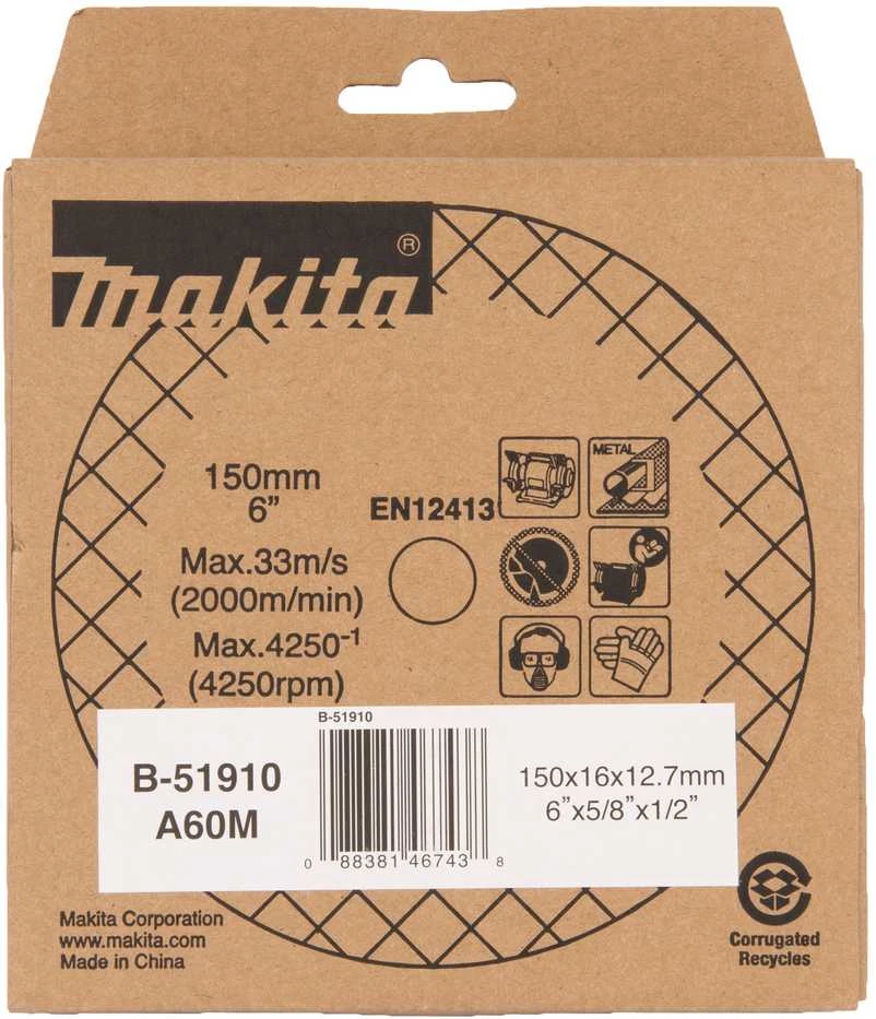 Makita Galandimo diskas 150x16x12,7mm A60M B-51910