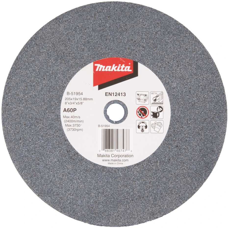 Makita Galandimo diskas 205x19x15,88mm A60P B-51954