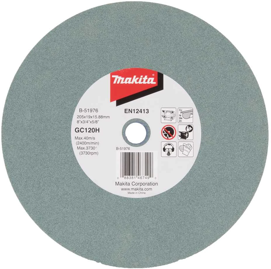 Makita Galandimo diskas 205x19x15,88mm GC120 (Cu,Ni,Ms,Zn) B-51976