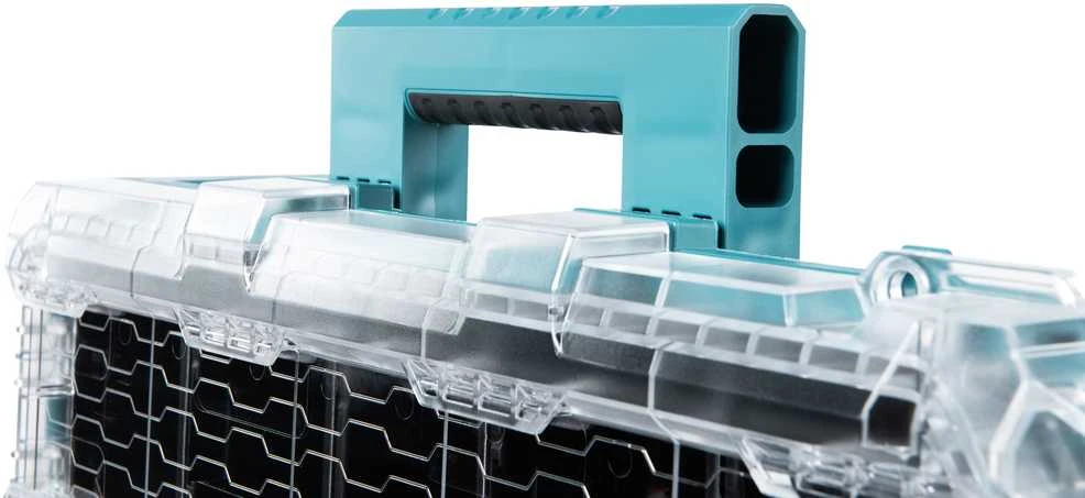Makita Gili vidutinio dydžio smulkių priedų dėžė P-91045 18,4 L, 387 × 562 × 163 mm