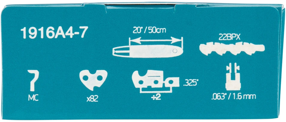 Makita Grandinės MC 22BPX 50cm/20" ,0,325", 1,6mm, 82H 1916A4-7