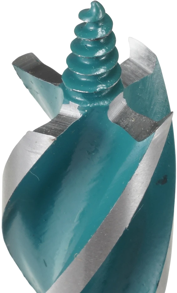 Makita Grąžtas medienai su 4 grioveliais ir 4 pjaunančiomis briaunomis, 16x165 mm, su 1/4" šešiakampiu koteliu E-26652