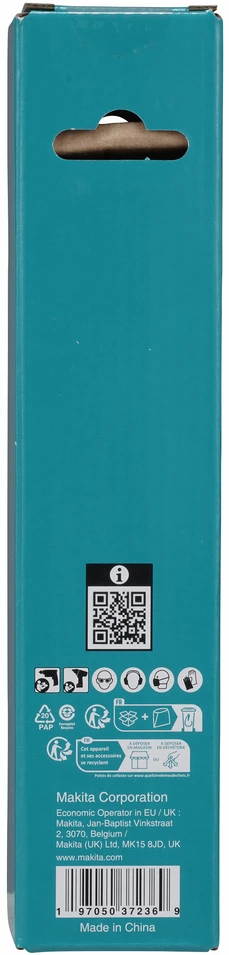 Makita Grąžtas medienai su 4 grioveliais ir 4 pjaunančiomis briaunomis, 38x165 mm, su 1/4" šešiakampiu koteliu E-26727