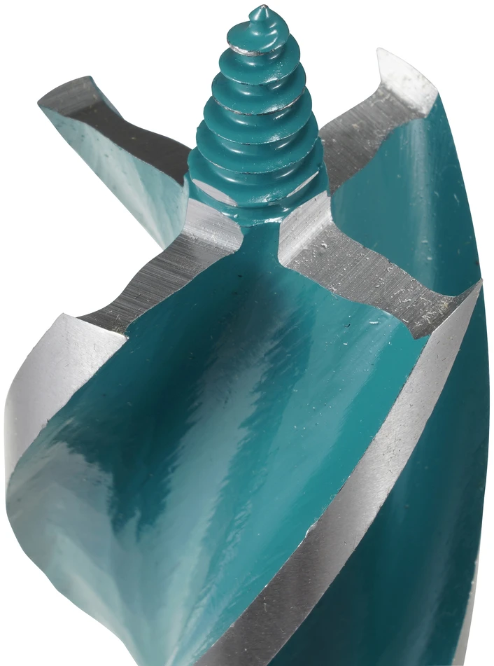 Makita Grąžtas medienai su 4 grioveliais ir 4 pjaunančiomis briaunomis, 32x165 mm, su 1/4" šešiakampiu koteliu E-26705