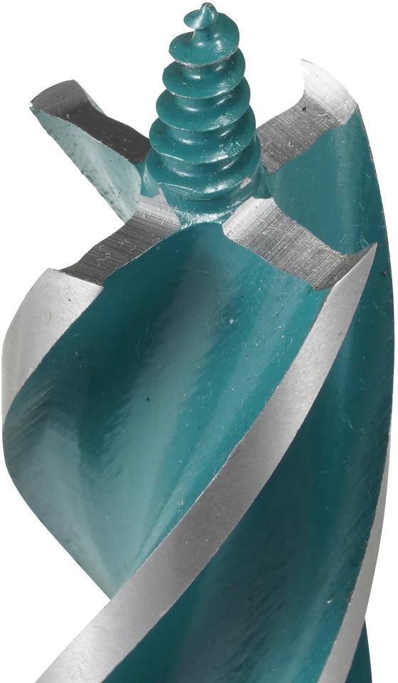Makita Grąžtas medienai su 4 grioveliais ir 4 pjaunančiomis briaunomis, 22x165 mm, su 1/4" šešiakampiu koteliu E-26674