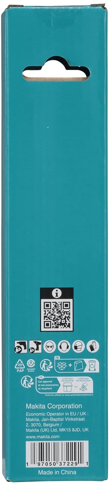 Makita Grąžtas medienai su 4 grioveliais ir 4 pjaunančiomis briaunomis, 16x165 mm, su 1/4" šešiakampiu koteliu E-26652