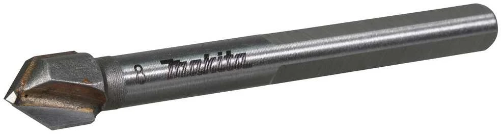 Makita Grąžtas stiklui, 8x58mm, su trikampiu koteliu. D-78455