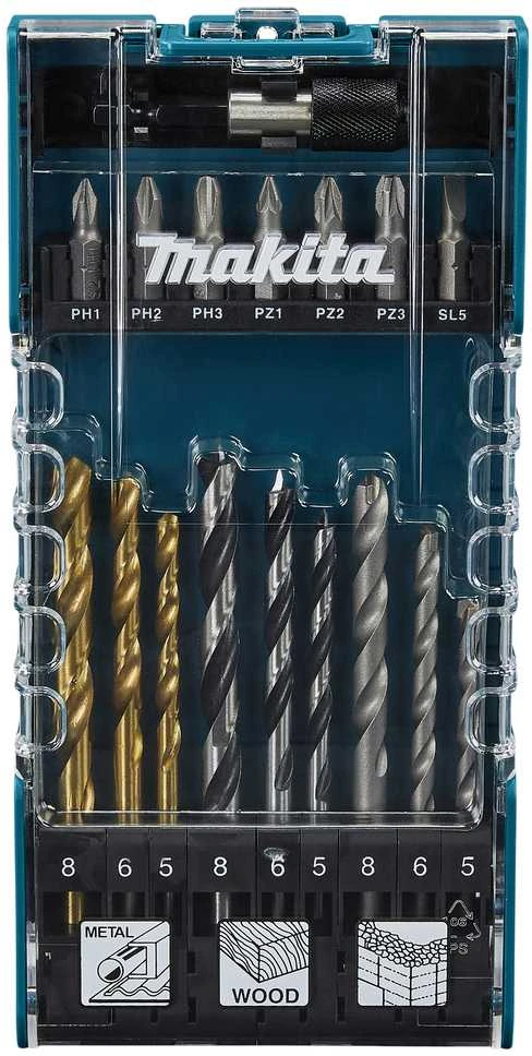 Makita GRĄŽTŲ IR SUKIMO ANTGALIŲ RINKINYS (17 vnt) D-74887