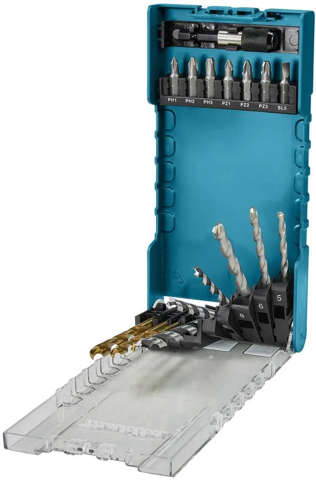 Makita GRĄŽTŲ IR SUKIMO ANTGALIŲ RINKINYS (17 vnt) D-74887