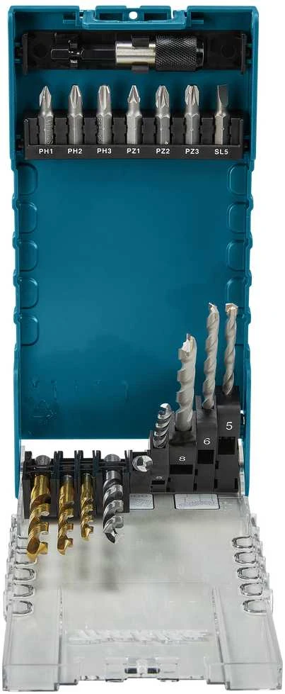 Makita GRĄŽTŲ IR SUKIMO ANTGALIŲ RINKINYS (17 vnt) D-74887