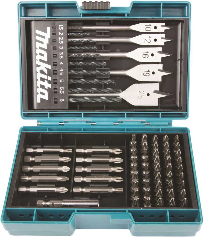Makita Grąžtų ir sukimo antgalių rinkinys 71 dalies. B-50295