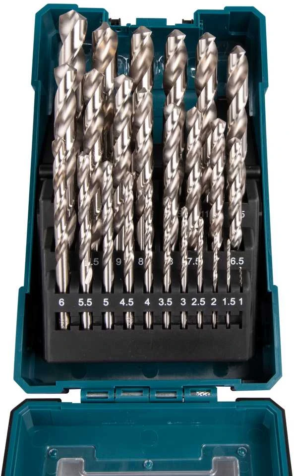 Grąžtas Makita Grąžtų komplektas 25 vnt. (1-13mm) metalui HSS-G D-67555
