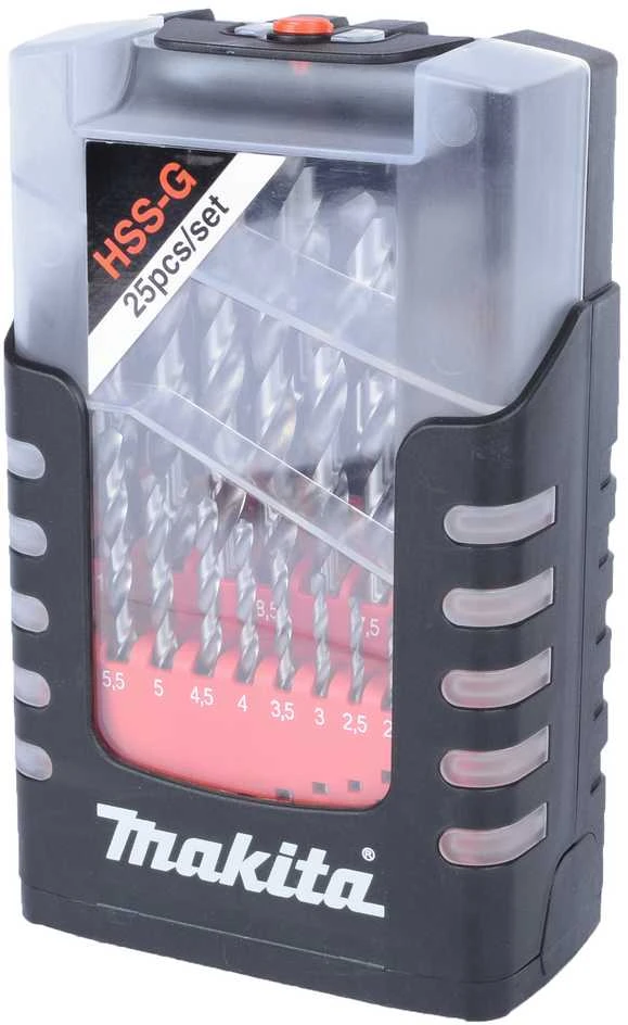 Grąžtas Makita Grąžtų komplektas 25 vnt. (1-13mm) metalui HSS-G D-50457
