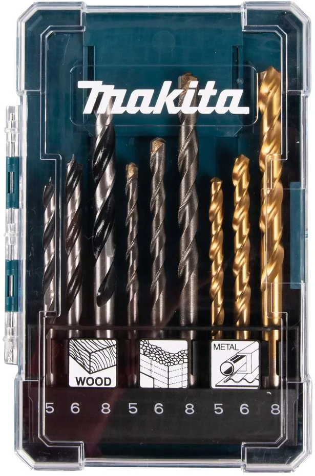 Grąžtas Makita Grąžtų komplektas 9 vnt. D-71962