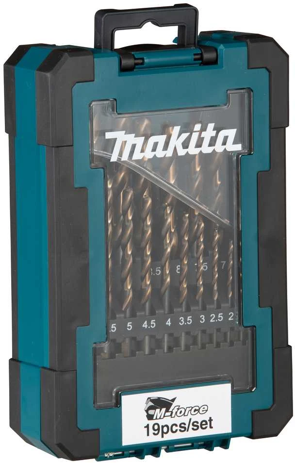Grąžtas Makita Grąžtų komplektas M-Force 19 vnt. (1-10mm) D-67583